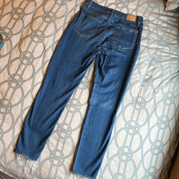 PAIGE Women’s Size 29 HOXTON ANKLE RAW HEM SKINNY JEAN - ALYESKA* High Waisted - Picture 8 of 16